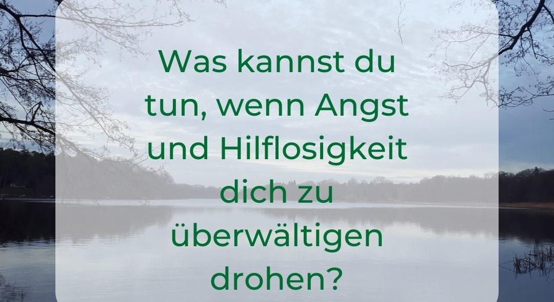 Was tun, wenn die Angst bei dir anklopft?